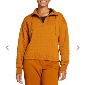Dick’s Sporting Goods (DSG) Women’s quarter-zip mock neck quilted sweatshirt XS